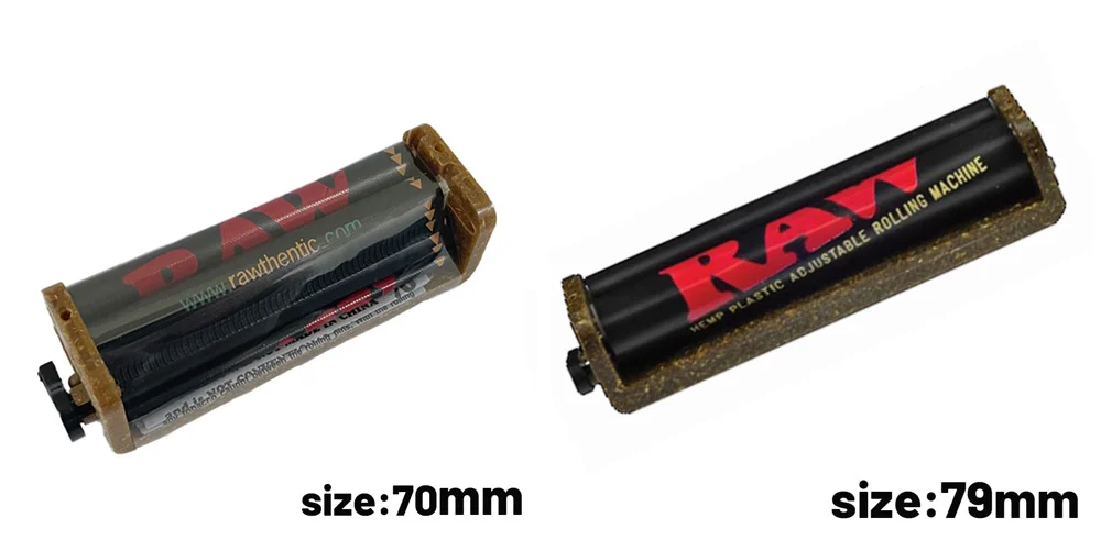 手巻きシャグ用ローラーのサイズ